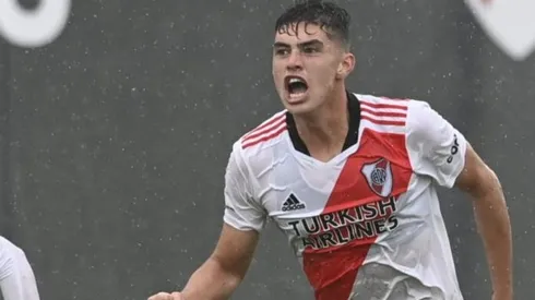 Panichelli llegó a River en 2020 y se fue libre en 2022, a los 20 años.