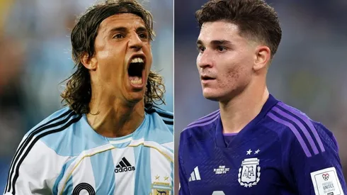 Hernán Crespo elogió a Julián Álvarez.