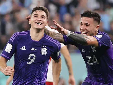 El divertido cruce entre Enzo y Julián luego del triunfo ante Polonia