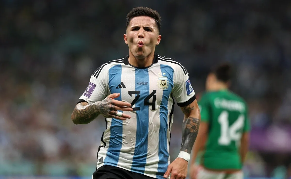 Enzo fue clave para la remontada argentina y marcó su primer gol en una Copa del Mundo