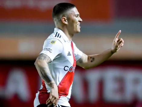 A la espera de River, Juanfer Quintero se entrena por su cuenta