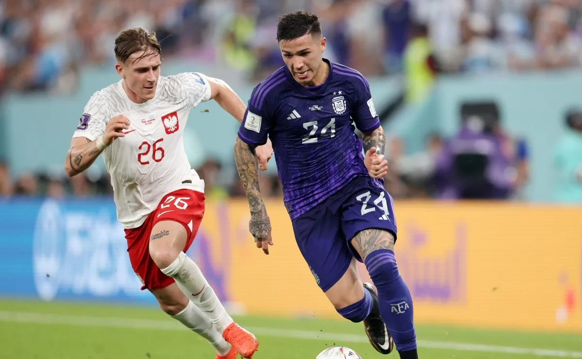 Enzo la rompió toda ante Polonia.