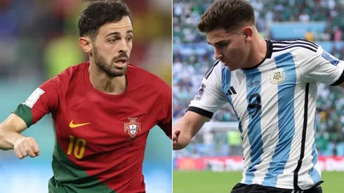 Bernardo Silva elogió a Julián Álvarez.