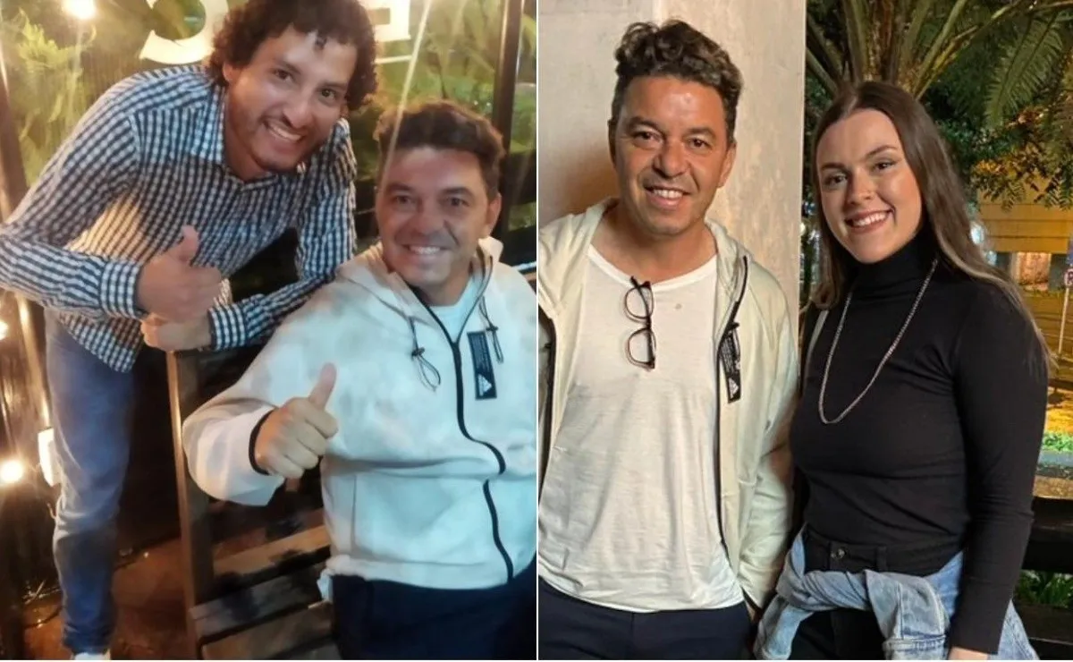 El Muñeco aceptó con una sonrisa el pedido de fotos en Manizales.