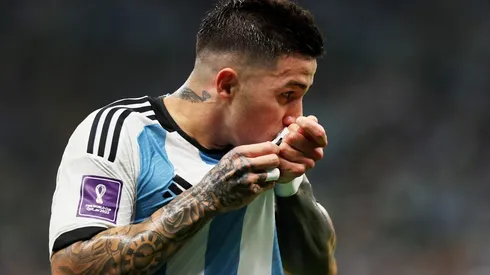 Enzo Fernández selló el triunfo frente a México con un golazo.