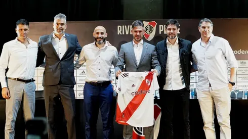 La primera foto del nuevo cuerpo técnico de River