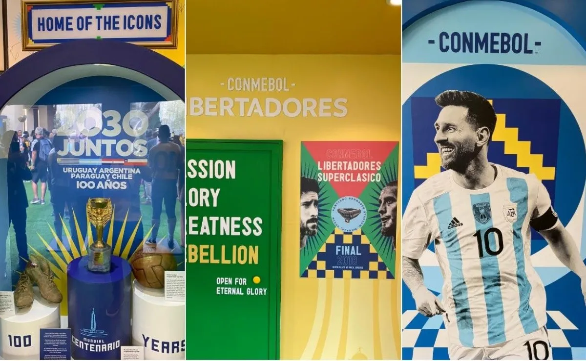 Lo más destacado del espacio de la Conmebol en Doha.