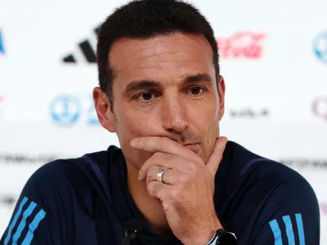 El increíble error en la conferencia de Scaloni que enloqueció a los hinchas de River