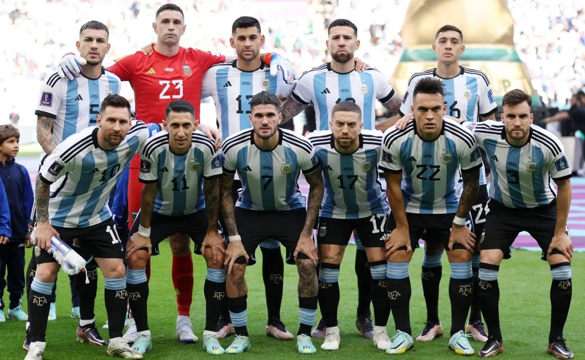 Los 11 que eligió Scaloni para el arranque de la Copa del Mundo ante Arabia Saudita.