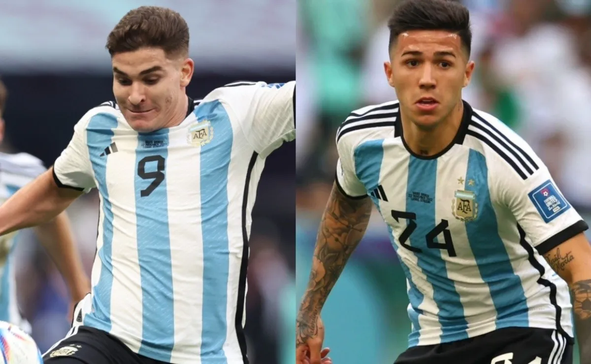 Los ex jugadores del Millonario hicieron su estreno en la Copa del Mundo.