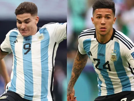 Así fue el debut de Julián y Enzo Fernández en el Mundial