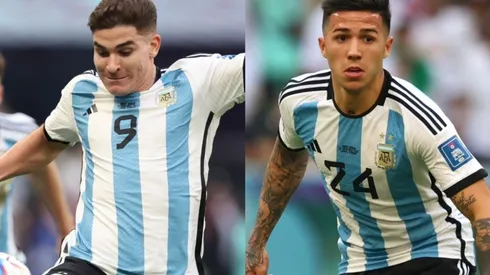 Los ex jugadores del Millonario hicieron su estreno en la Copa del Mundo.