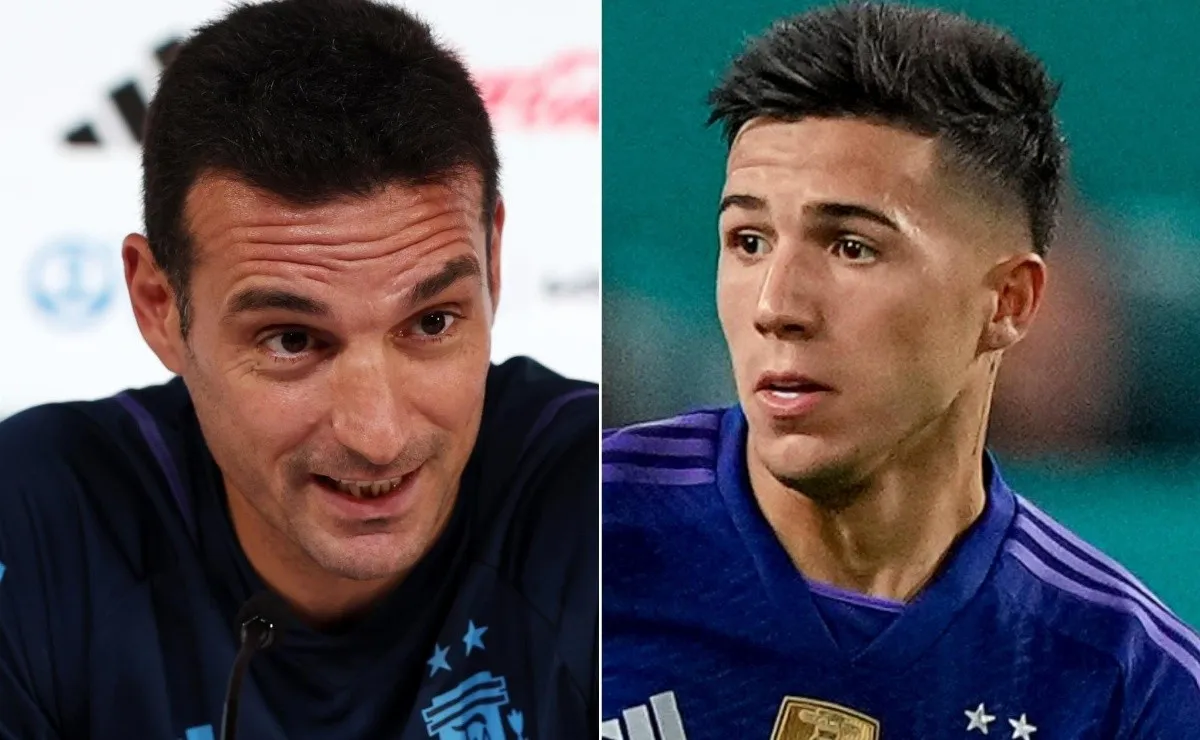 El entrenador de la Selección Argentina sigue maravillado por el presente de Enzo Fernández.