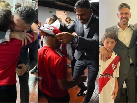 La historia del nene al que Demichelis le regaló la camiseta de su presentación