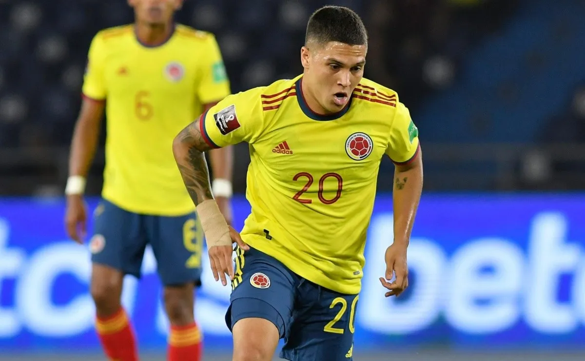 Quintero fue titular en Colombia frente a Paraguay