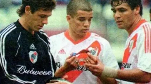 Demichelis recordó el partido en el que fue arquero de River