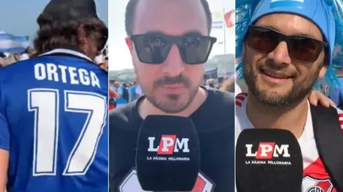 Los hinchas de River coparon las calles de Doha