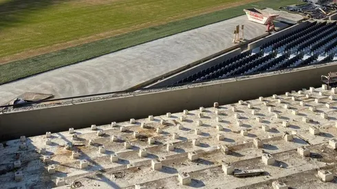 Los trabajos en uno de los sectores de la San Martín Baja.