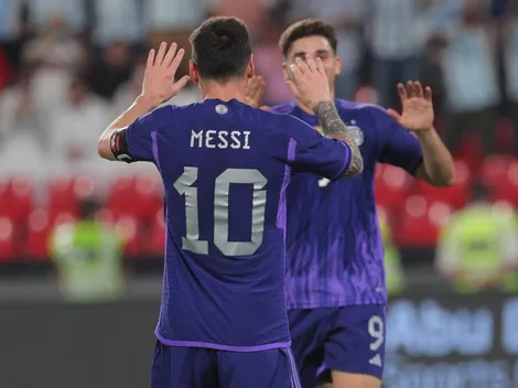 VIDEO: con uno de Julián, los cinco goles de Argentina ante Emiratos