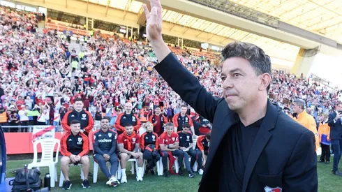 El Muñeco le habló a la multitud de River en Mendoza tras su último partido como DT.