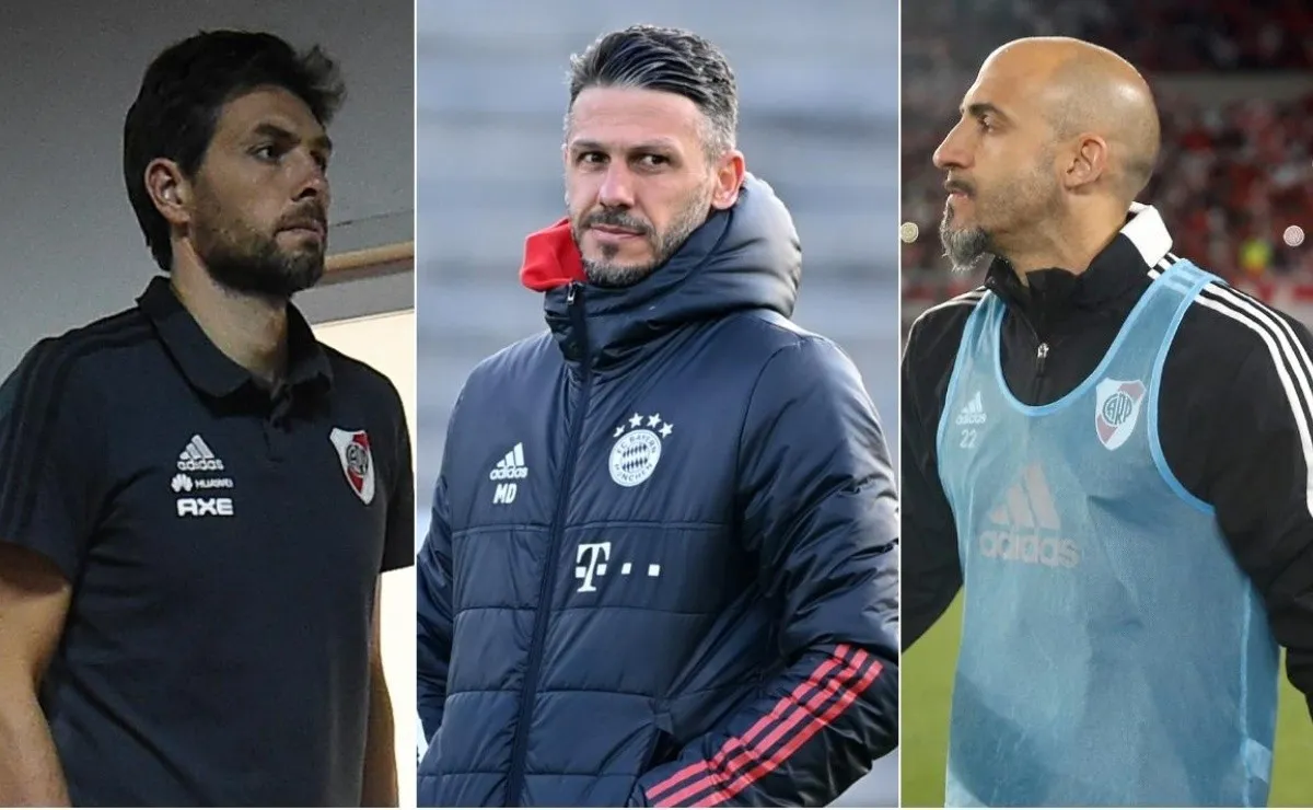 Demichelis tendrá como ayudantes de campo a Lux y Pinola.