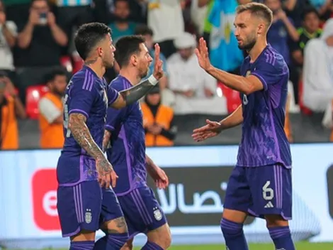 Argentina goleó a Emiratos Árabes y llega afilado al Mundial