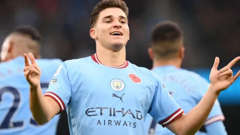El ex delantero del Más Grande volvió a gritar con la camiseta del City.