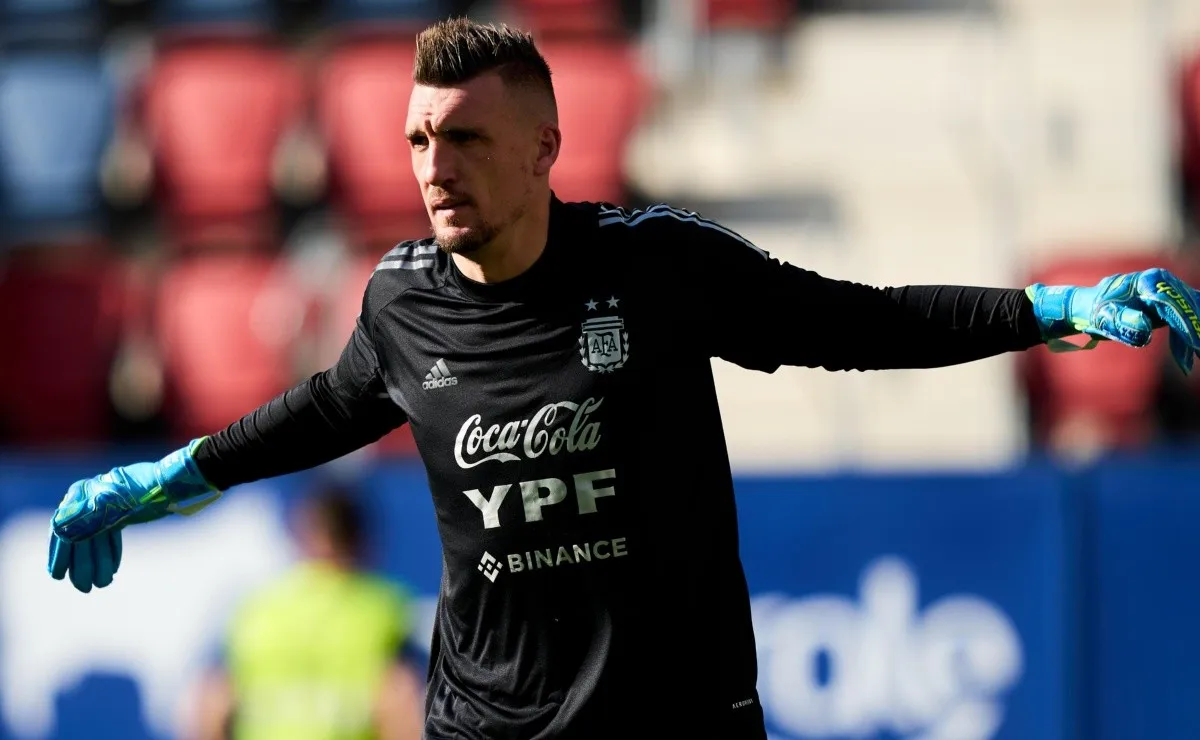 Franco Armani, el único jugador del fútbol argentino en ser convocado en la Selección Argentina.