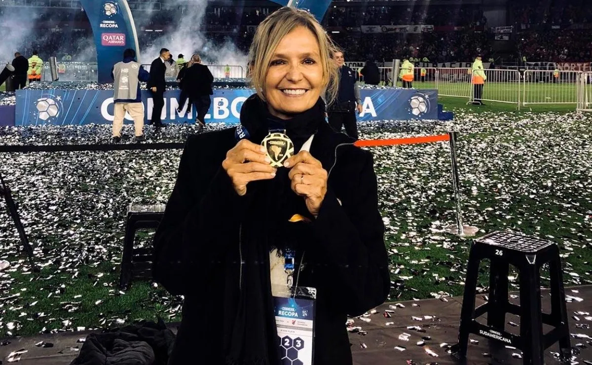 Sandra Rossi se despidió de Marcelo Gallardo.