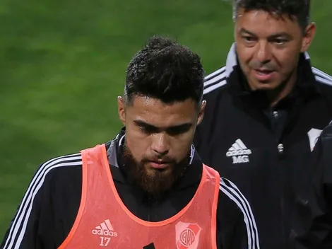 La emoción de Paulo Díaz al despedirse de Gallardo