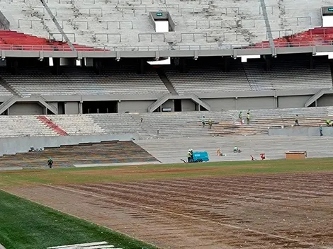 Todavía faltan dos recitales más: así quedó el césped del Monumental tras las 10 noches de Coldplay