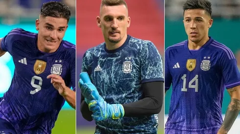 Julián Álvarez, Franco Armani y Enzo Fernández integran la lista Argentina para el Mundial.
