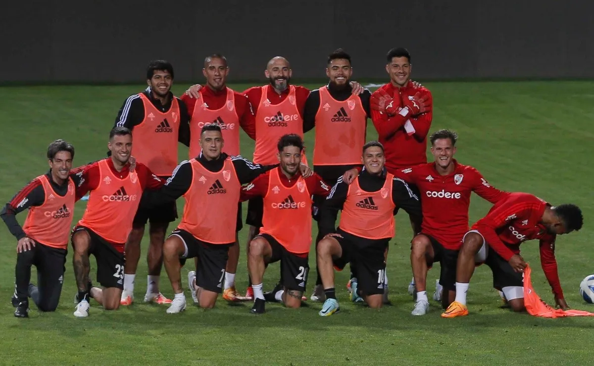 Los momentos más graciosos del entrenamiento de River en Viña del Mar.