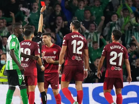 VIDEO: el patadón de Montiel que terminó en expulsión