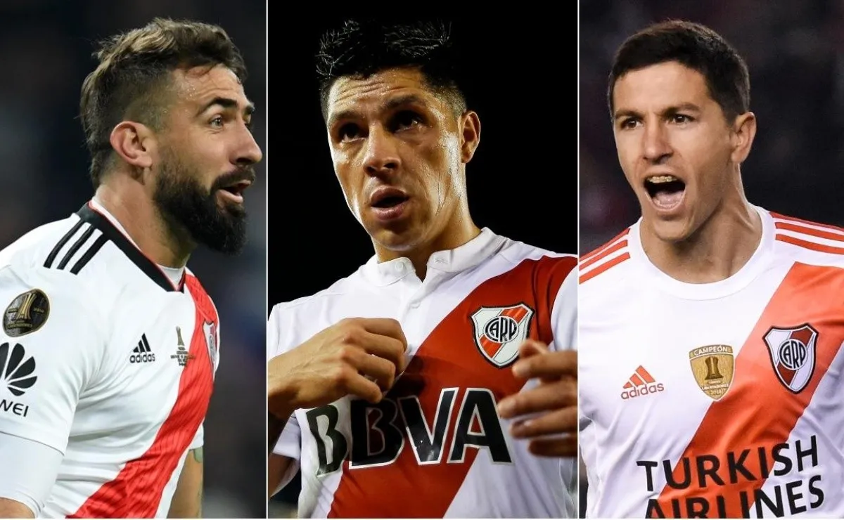 Lucas Pratto, Enzo Pérez y Nacho Fernández, tres de los mejores refuerzos que llegaron a River en la era Gallardo.