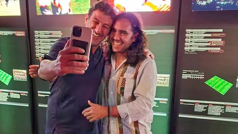 Ciro Ferrara junto a Juampi Sorín disfrutaron del Museo River