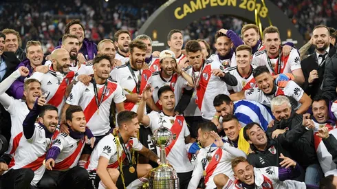 River celebra la conquista de América en 2018 ante Boca en el Bernabéu.