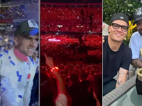 Los jugadores de River, divididos entre Coldplay y Maluma