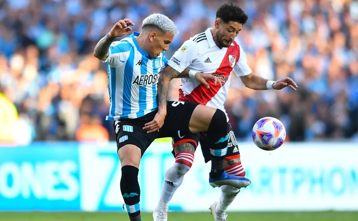 River enfrentó a Racing por la Liga Profesional.