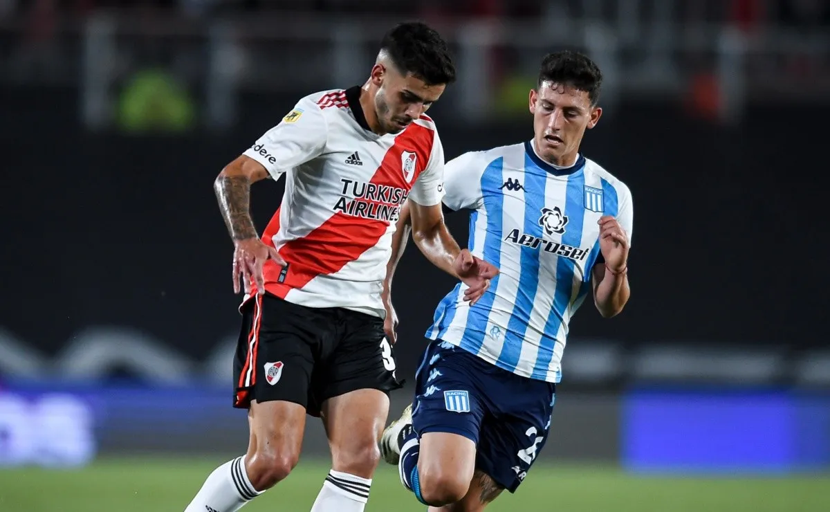 River y Racing se enfrentan este domingo en el Cilindro de Avellaneda por la última fecha.