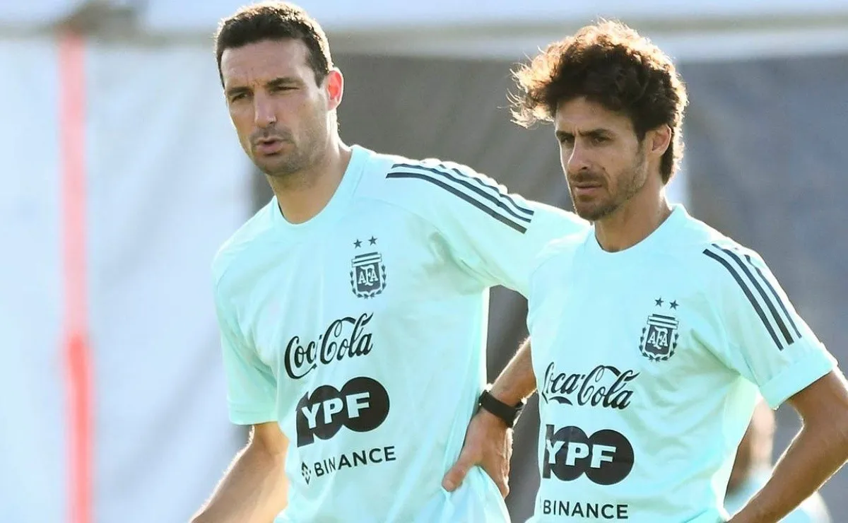 Pablo Aimar es uno de los ayudantes de Scaloni en la Selección Argentina.