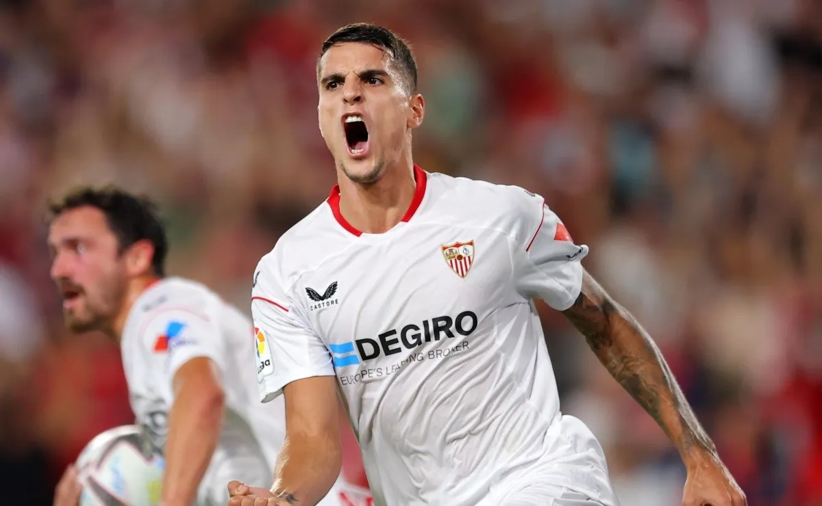 El Coco Lamela volvió al gol y el Sevilla rescató un punto de manera agónica.
