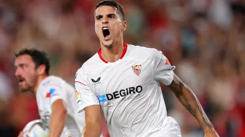 El Coco Lamela volvió al gol y el Sevilla rescató un punto de manera agónica.