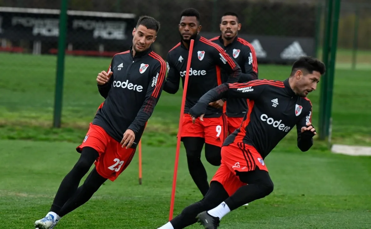 El Más Grande se entrenó esta mañana en Ezeiza.