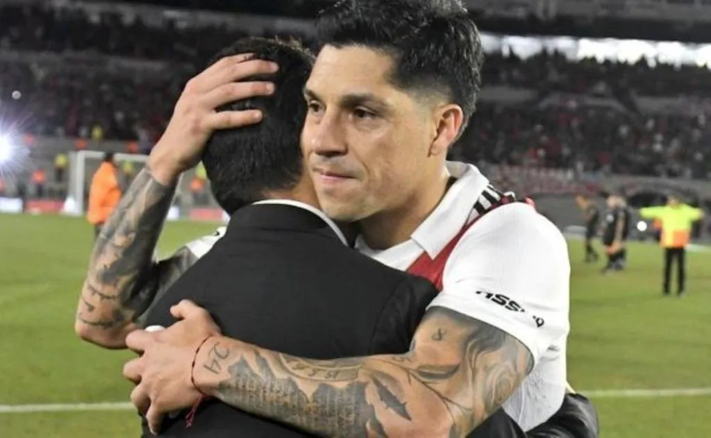 El abrazo que se reeditará este viernes.