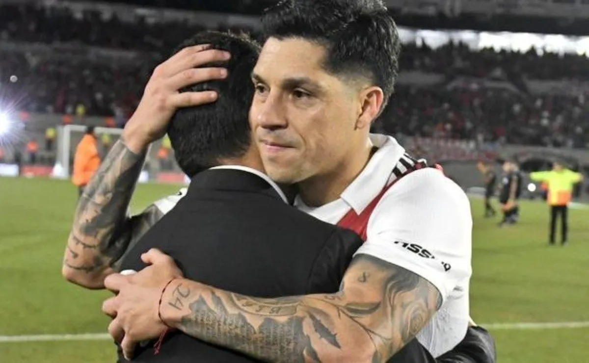 El abrazo que se reeditará este viernes.