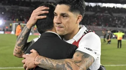 El abrazo que se reeditará este viernes.