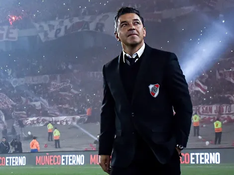 Emoción absoluta en el recibimiento a Marcelo Gallardo