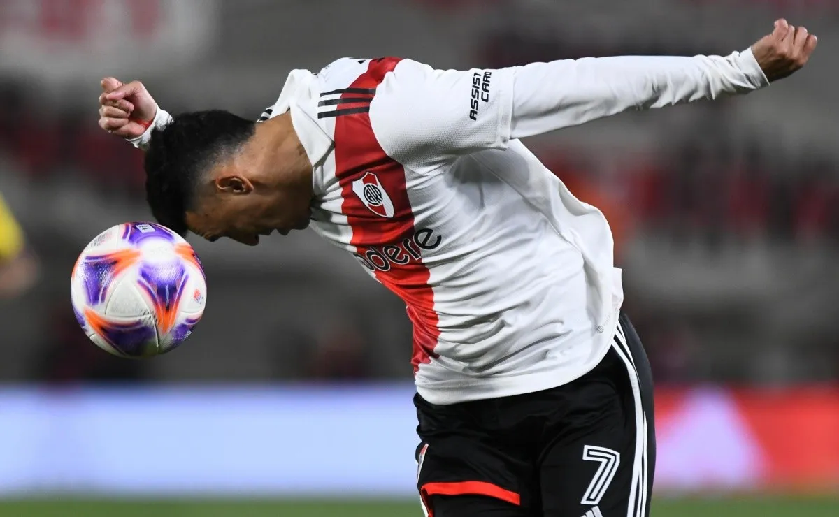 El delantero cordonés anotó el gol del descuento en el Monumental.