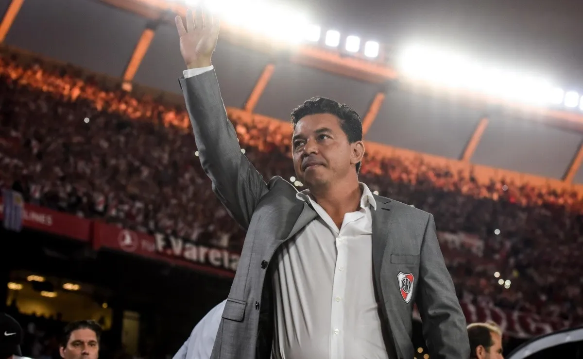 El Muñeco se despide de los hinchas de River en un Monumental repleto.